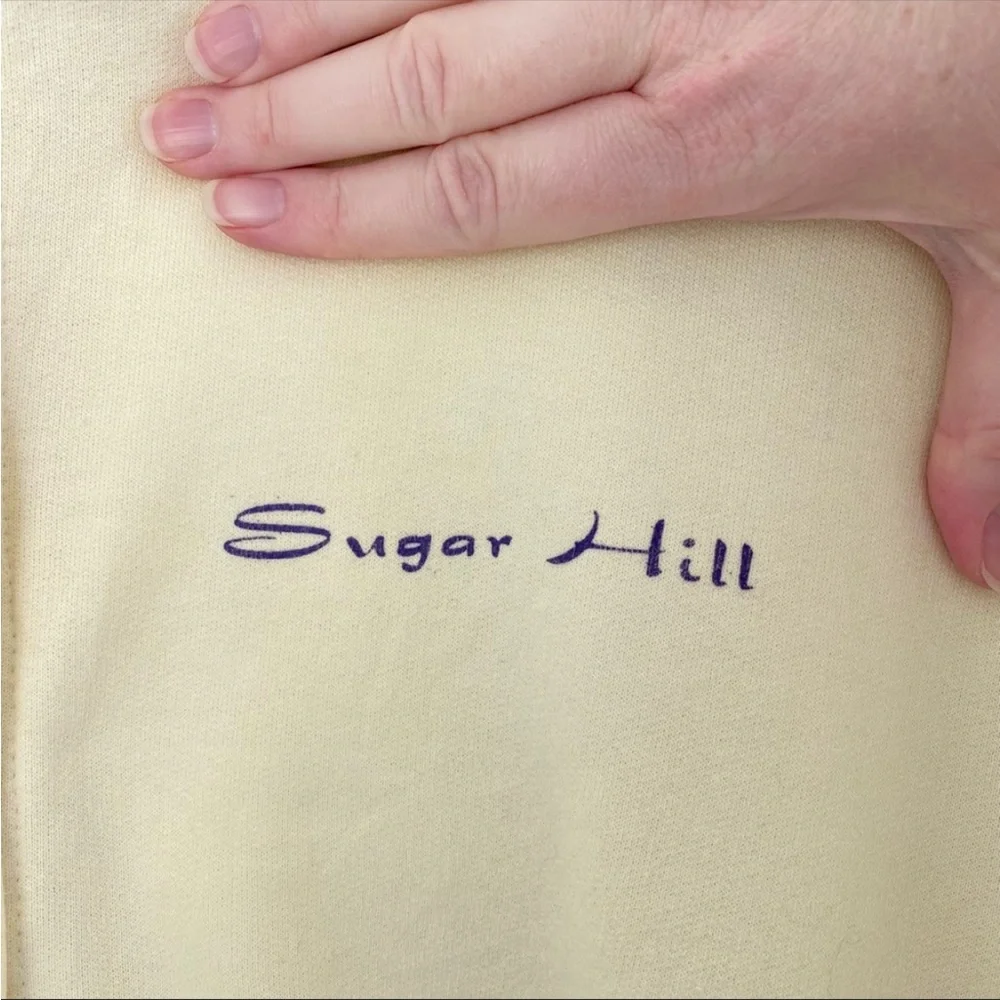 Vintage Sugar Hill Lupine Button Up Sweatshirt Small - Picture 7 of 17